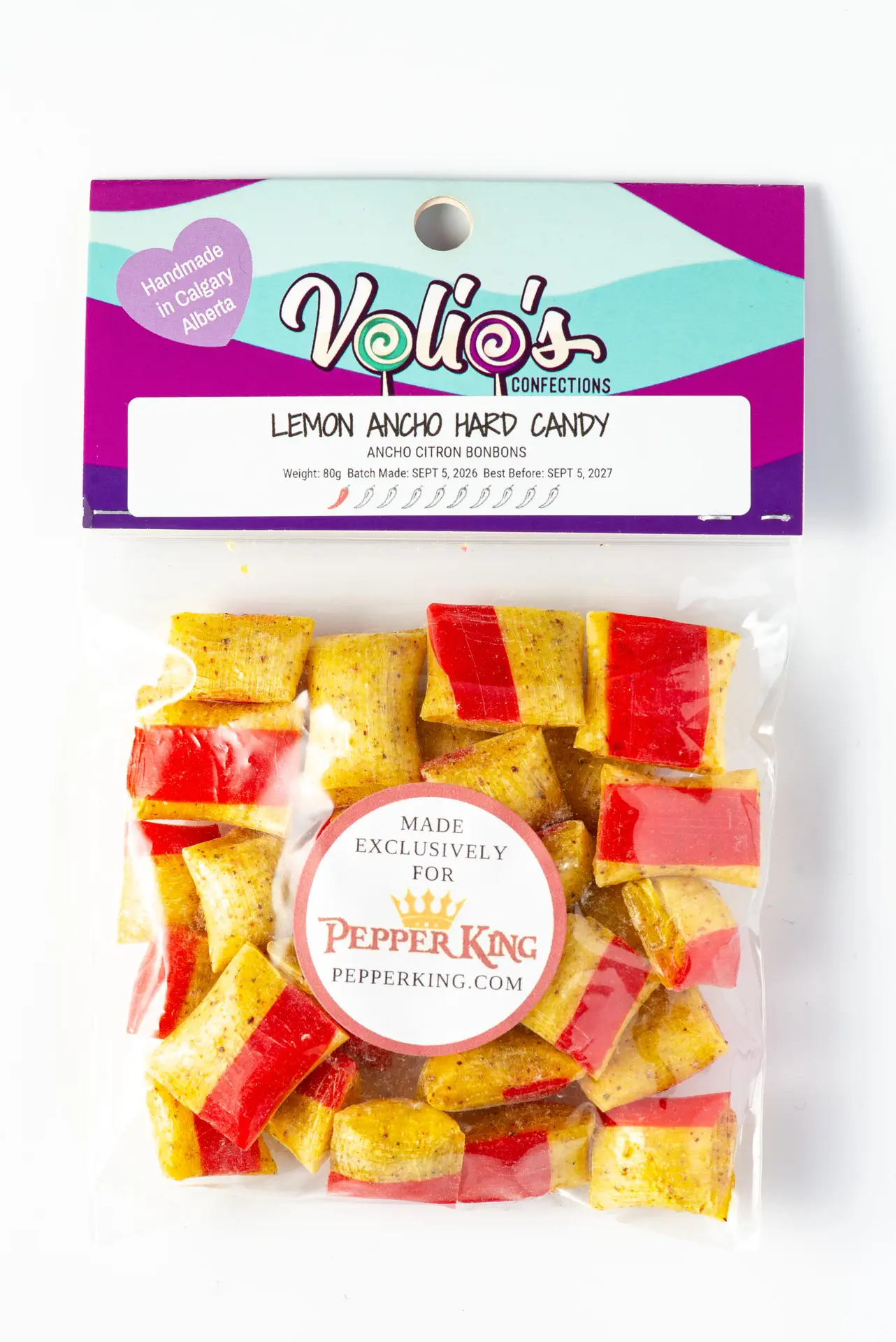Lemon Ancho Hard Candy